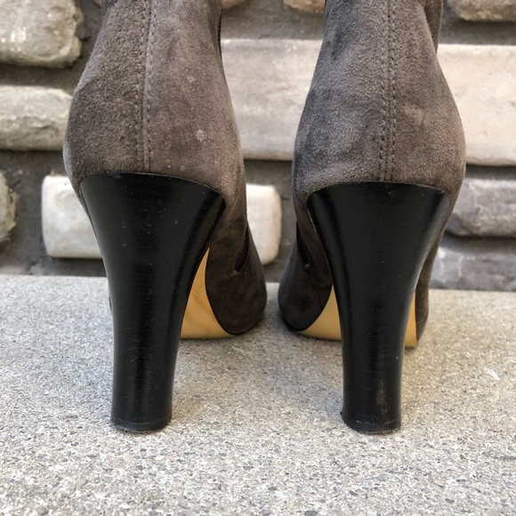 Franco Sarto Grey Suede Magia Boot sz 10 - Picture 3 of 8